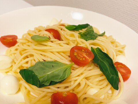 つるつる美味しい♡トマトの冷製パスタ♡